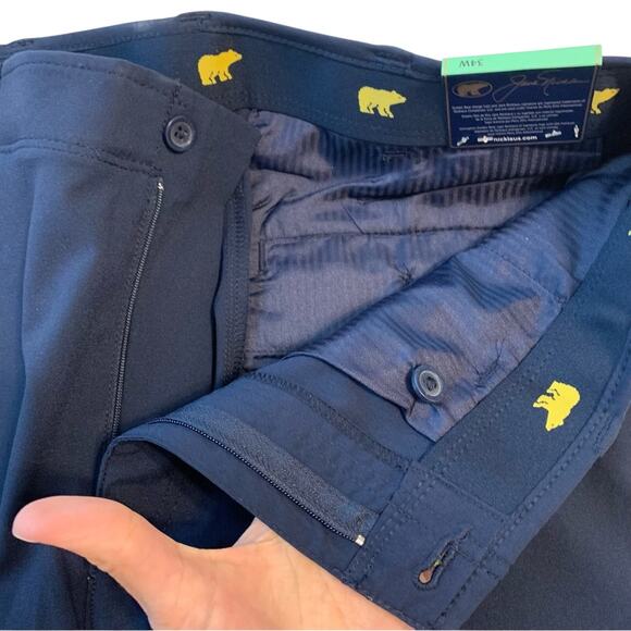 Jack Nicklaus Blue Golf Chino Tech Short - Picture 7 of 8